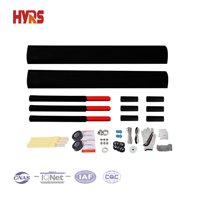 Qual é a diferença entre kits de terminação termorretrátil para ambientes internos e externos?