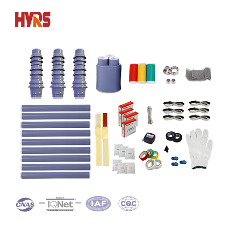 Kit de terminação de três núcleos encolhíveis a frio HUAYI-HYRS 35kV para exterior